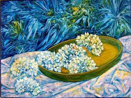 Quarto Andrea " fiori " olio su tela cm 30 x 40 firmato in basso a destra ,...