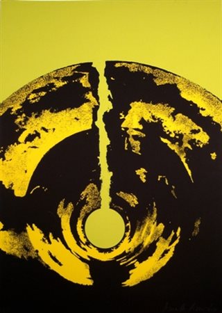 Pomodoro Arnaldo " studio per sfera " SERIGRAFIA cm 50 x 70 firmato in basso...