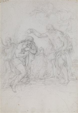 Carlo Maratti (Camerano 1625-Roma 1713)  - Battesimo di Cristo