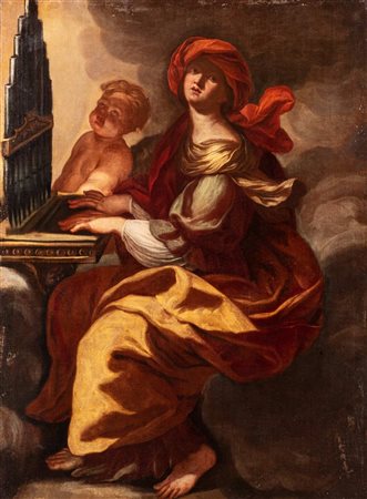 Cerchia di Lorenzo Pasinelli (Bologna 1629 - 1700) - Santa Cecilia