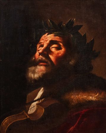 Scuola romana, secolo XVII - Omero