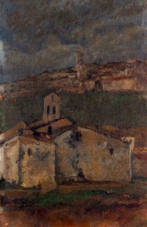 Scuola italiana fine del XIX secolo - Coppia di dipinti