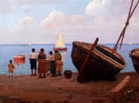 Domenico Quattrociocchi (Bagheria 1872-Roma 1941)  - Tre vedute nei pressi di Palermo, 1929-1930