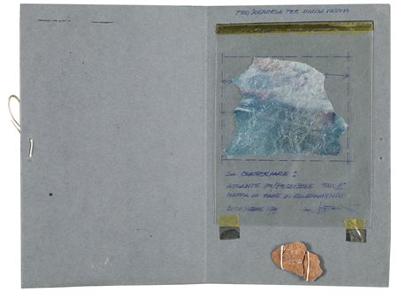 ALESSANDRA BONELLI (1935) - Atlante im/possibile tav.V. Mappa in fase di rilevamento, 1979