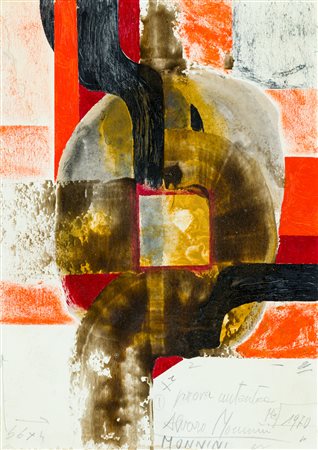 ALVARO MONNINI (1922-1987) - Senza Titolo, 1970