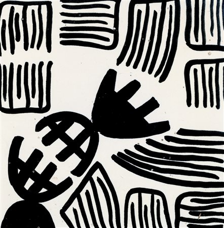 GIUSEPPE CAPOGROSSI (1900-1972) - Nero - Superficie CP872/A, 1951-1952