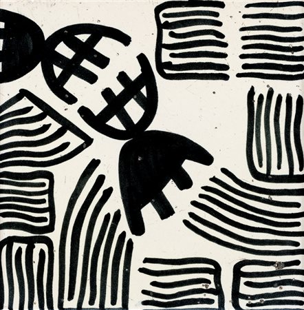 GIUSEPPE CAPOGROSSI (1900-1972) - Nero - Superficie CP872/A, 1951-1952