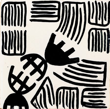 GIUSEPPE CAPOGROSSI (1900-1972) - Nero - Superficie CP872/A, 1951-1952