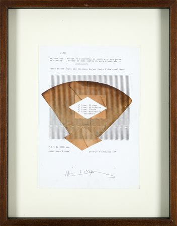 HENRI CHOPIN (1922-2008) - Senza Titolo