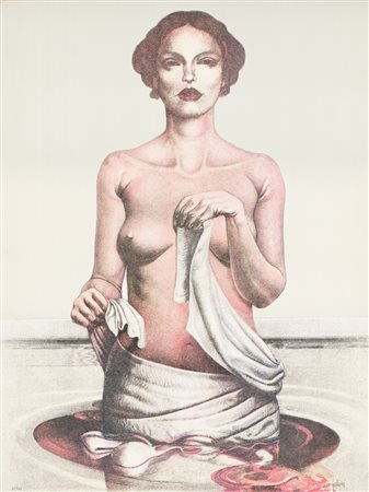 WALTER FALCONI (1935) - Donna nell'acqua