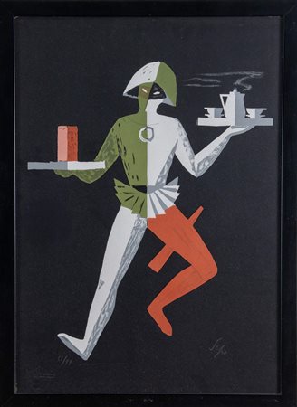 SEPO SEVERO POZZATI (Comacchio 1895 - Bologna 1983) “Senza titolo”....