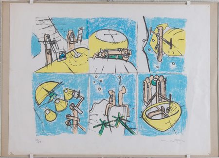 SEBASTIAN MATTA (Santiago del Cile 1911 – Civitavecchia 2002) “Senza titolo”....