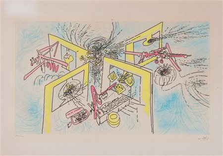 SEBASTIAN MATTA (Santiago del Cile 1911 – Civitavecchia 2002) “Senza titolo”....