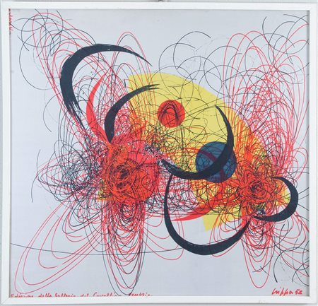 ROBERTO GEATANO CRIPPA (Monza 1921 – Bresso 1972) “Spirali”, 1952. Litografia...