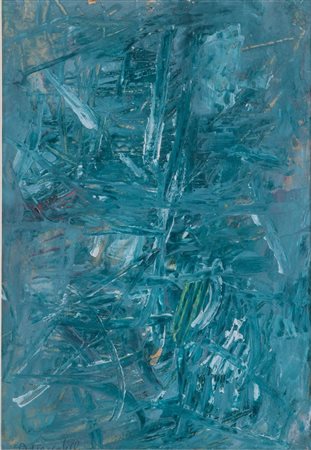 POMPILIO MANDELLI (Luzzara 1912 – Bologna 2006) “Paesaggio informale”, 1959....