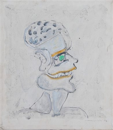 PIRRO CUNIBERTI (Sala Bolognese 1923 – Bologna 2016) “Figura”, 1974. Olio su...