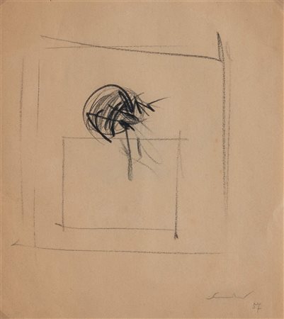 EMILIO SCANAVINO (Genova 1922 – Milano 1986) “Senza titolo”, 1957. Matita e...