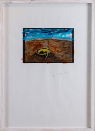 MARIO SCHIFANO (Homs 1934 – Roma 1998) “Senza titolo”, seconda metà anni ’70....