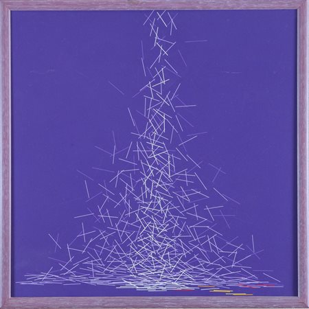 BEPPE BONETTI (Rovato 1951) “Racconto del sud”, 1986. Acrilico su tela. Cm...