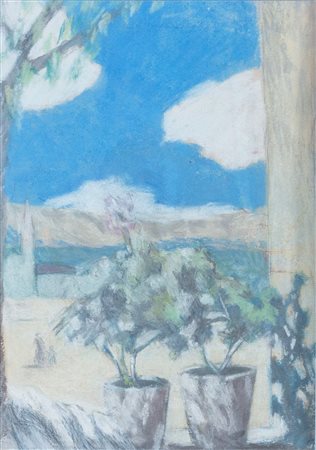 TULLIO GARBARI (Pergine Valsugana 1892 - Parigi 1931) “Primavera”. Tecnica...