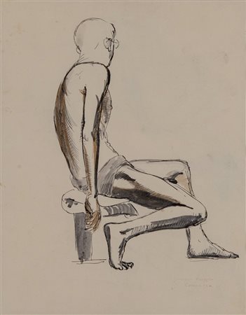 PIETRO CONSAGRA (Mazara del Vallo 1920 – Milano 2005) “Giuseppe Ruggero”,...