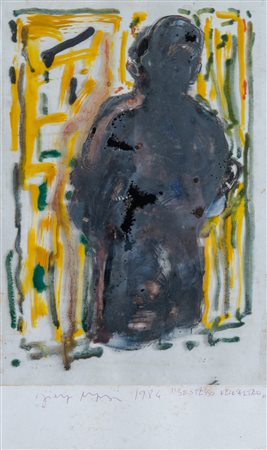 PIERO MANAI (Bologna 1951 – 1988) “Se stesso nell’altro”, 1984. Tecnica mista...