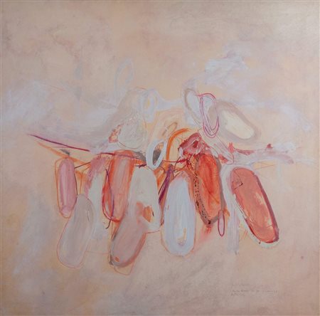 CONCETTO POZZATI (Vo’ 1935 – Bologna 2017) “Senza titolo”, 1959. Olio e...