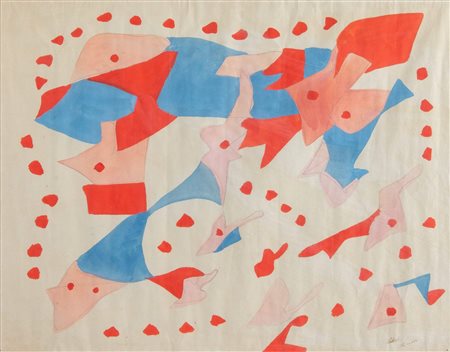 GIULIO TURCATO (Mantova 1912 – Roma 1995) “Senza titolo”, fine anni ’40 –...