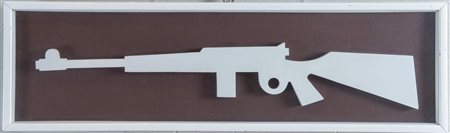 GIANFRANCO BARUCHELLO (Livorno 1924) “Kalashnikov - Trenta”, 1968. Legno e...