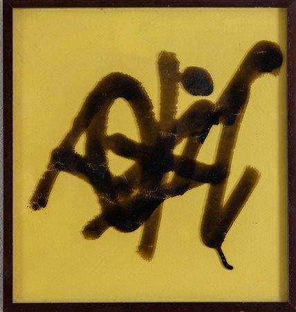 KEITH HARING (Reading 1958 – New York 1990) “Senza titolo”. Bomboletta su...