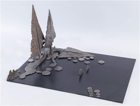 QUINTO GHERMANDI (Crevalcore 1916 – San Lazzaro di Savena 1994) “Giardino”,...