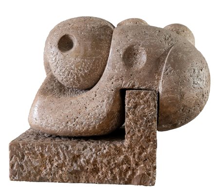 PIETRO CASCELLA (Pescara 1921 – Pietrasanta 2008) "Senza titolo". Scultura in...