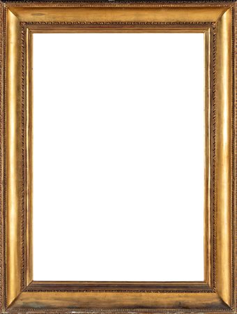 Cornice in legno dorato - - cm 125x92 (luce interna: cm 101x69)