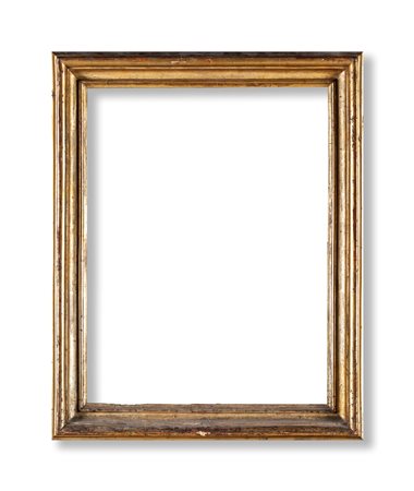 Cornice in legno dorato, XVIII secolo - - cm 105x84 - luce interna cm 86x66