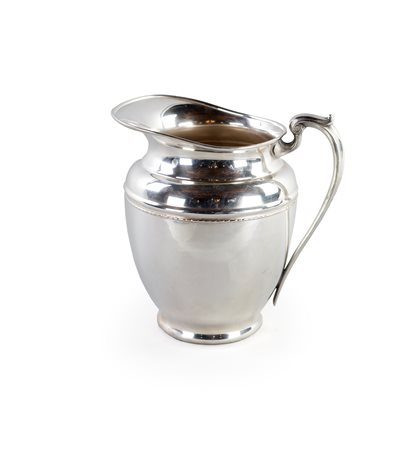 Brocca in metallo argentato - - altezza cm 20