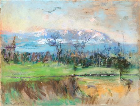 Antonio Cannata - Paesaggio - Firmato in basso a sinistra: A. Cannata -...