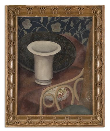 Renato Paresce "Natura morta" 1920
olio su cartone telato
cm 44x34
iscritto e da