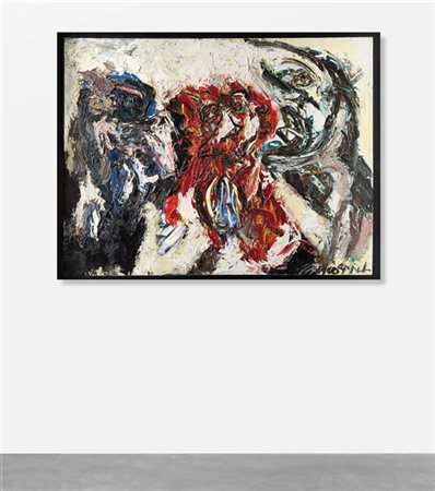Karel Appel "Angoisse" 1960
olio su tela
cm 114x146
Firmato e datato 60 in basso