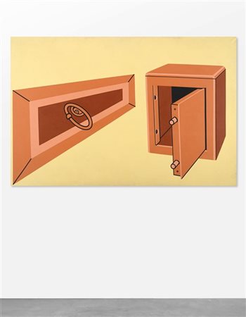 Hervé Télémaque "Couleur terre...no. 2" 1970
acrilico su tela
cm 120x180
Firmato