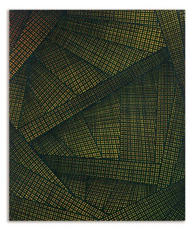 Mario Nigro "Dallo spazio totale" 1953-54
tempera su tela
cm 55,5x46,5
Siglato i