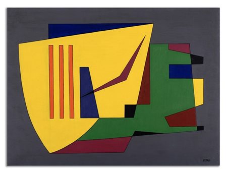 Atanasio Soldati "Composizione" 1951olio su telacm 60x81Firmato in basso a de