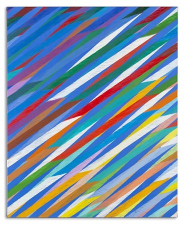 Piero Dorazio "Marconcroma I" 1999
olio su tela
cm 100x80
Firmato, titolato e da