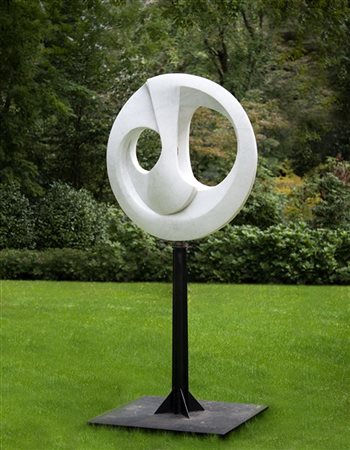 Carmelo Cappello "Forma dinamica circolare" 1969
marmo bianco di Carrara
cm diam
