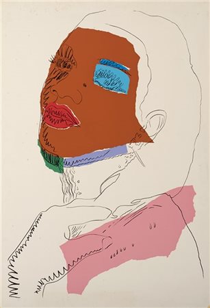 Andy Warhol "Ladies and Gentlemen" 1975
serigrafia a colori
cm 94,5x64,5
Firmata