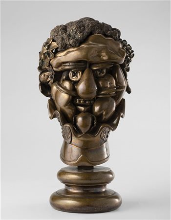 Miguel Berrocal "Omaggio ad Arcimboldo" 1976-79bronzoh cm 30Firmata e numerat