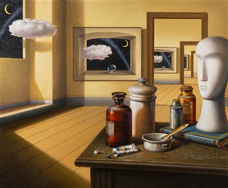 Antonio Nunziante "L'infinito dentro di me" 2005
olio su tela
cm 50x60
Firmato i