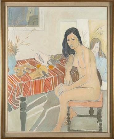 Francesco Menzio "Senza titolo" 
olio su tela
cm 150x120
Firmato in basso a sini