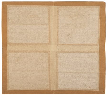 Luciano Bartolini "Kleenex" 1974
collage di kleenex su carta da pacco
cm 43x47,5