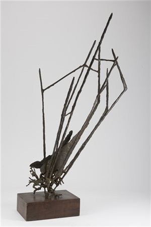 Luciano Minguzzi "Vento tra le canne" 1961
bronzo
cm 56x32x20
Firmato

Provenien