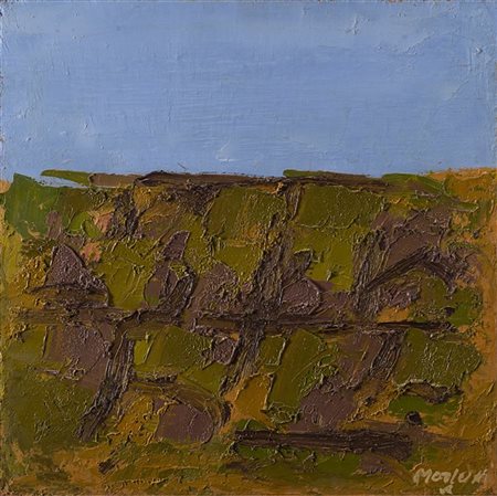 Ennio Morlotti "Rocce" 1986
olio su tela
cm 40x40
Firmato in basso a destra

Pro